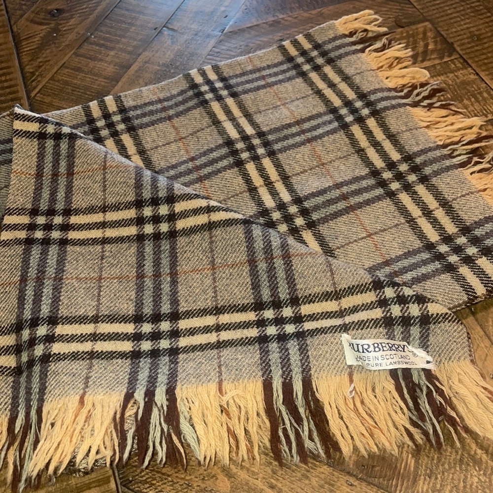 Vintage Burberry Scarf